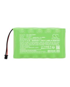 Batteri til CaddX alarm 7,2V 2000mAh Ni-MH