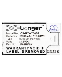 Batteri til ADT alarm 3,8V 2800mAh Li-Po