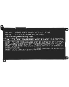 Batteri til Dell 41,04Wh 11,4V 3600mAh