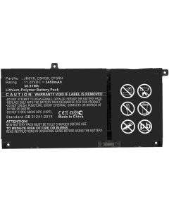 Batteri til Dell 38,81Wh 11,25V 3450mAh