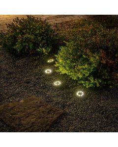Selina solar spotlys til græsplænen - 4 stk.