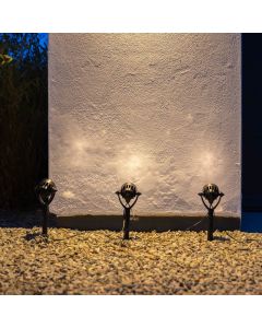 Saphia solar spotlampespyd - 3 stk.
