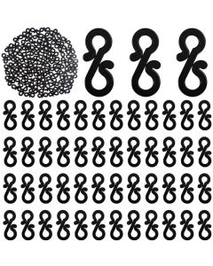 50 stk. mini S-kroge til lyskæder og tynde kabler