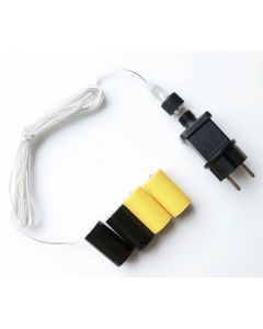 C batteriadapter - erstat 2-3 C-batterier med strøm