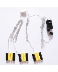 AA batteriadapter 3-pak - erstat op til 9 AA batterier