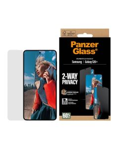 PanzerGlass® 2-Way Privacy Skærmbeskyttelse Samsung S26 Plus | EasyAligner