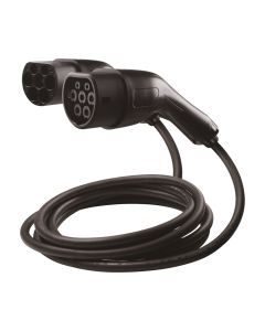 Type 2 Ladekabel til elbil - 11kW - 5m - sort - inkl. taske