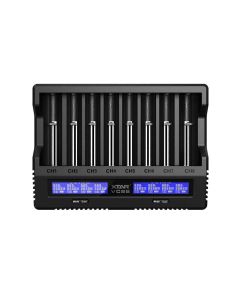 Xtar VC8S oplader til 8 stk. Li-ion og NiMH batterier