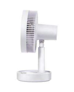 USB bordventilator, opladelig, 3 hastigheder, oscillerende