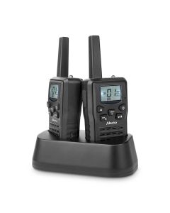 Nedis walkie-talkie sæt med ladestation - op til 10km
