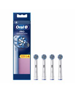 Oral-b Pro Sensitive Clean Tandbørstehoveder 4 stk - Hvid