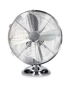 Bordventilator i metal, 3 hastigheder, lydsvag, Ø30cm
