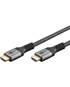 Goobay Ultra Speed SOFT HDMI 2.0 Kabel, 48Gbit/s, 8k@60Hz - 1m
