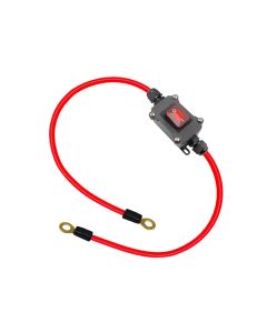 Mekanisk DC-afbryder 5-24V – Inline, IP67 vandtæt - 30 cm.