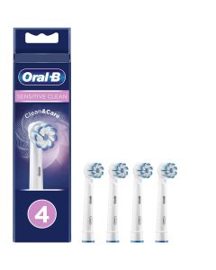 Oral-b Sensitive Clean Tandbørstehoveder 4 stk - Hvid