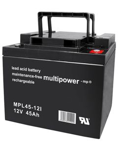 Multipower MPL45-12I long-life blybatteri 12V - 45Ah