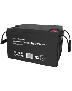 Multipower MPL65-12I long-life blybatteri 12V - 65Ah