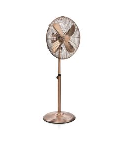 Tristar VE-5971 gulvventilator i metal, 3 hastigheder, kobber, Ø40cm