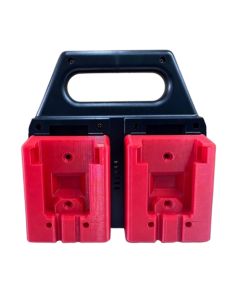 Batteriholder til Milwaukee 18V - 4 batterier - vægmonteret