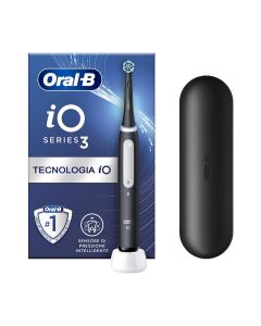 Oral-B iO Series 3 el-tandbørste med rejseetui - Mat sort