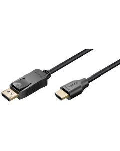 Goobay DisplayPort til HDMI kabel, 8K/60Hz - 1m