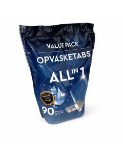 All in 1 opvasketabs – 90 stk.
