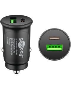 Goobay Dobbelt USB PD Billader 30W (1 x USB-C/1 x USB-A)