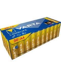Varta Longlife AA/LR06 alkaline batterier – 30 stk.