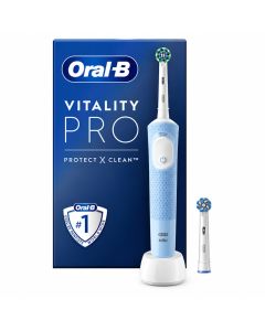 Oral-B Vitality Pro eltandbørste med ekstra børstehoved - Light Blue
