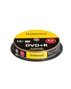 Intenso® DVD+R 8,5GB 8x Speed, Double layer - 10 stk. På spindel