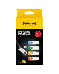 Intenso® 5x32GB USB-stiks Multipakke