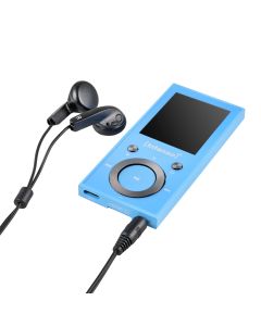 Intenso® MP3-afspiller 64GB BT m/ skærm & høretelefoner - Blå