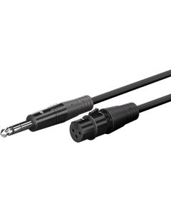 Goobay XLR hun til Jack han kabel - 3m