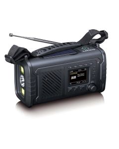 Lenco Nødradio med 10.000 mAh batteri, DAB+/FM, ASA- og powerbank