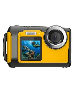 Denver WDC-4833Y Vandtæt Actioncam, 4K, Front- og bagkamera