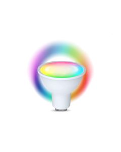 Denver SHL-450 GU10 LED smartpære, RGB, 5W, 2700K, Wi-Fi