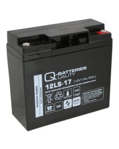Q-Batteries 12LS-17 12V 17Ah AGM batteri