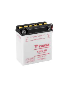 Yuasa 12N5-3B 12V Batteri til Motorcykel
