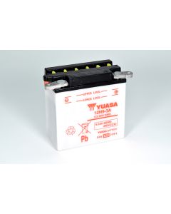 Yuasa 12N9-3A (Uden Syre) 12V Batteri til Motorcykel