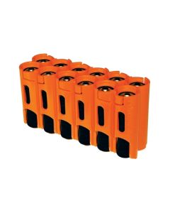 Powerpax 12 Pack Orange Batteriholder AA