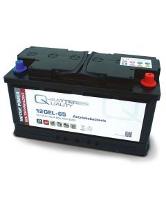 Q-Batteries 12Gel-65 traktionsbatteri 12V 65Ah (5h), 73Ah (20h)