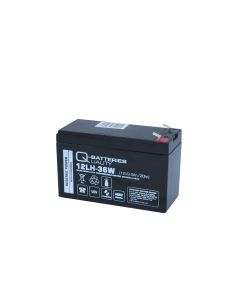 Q-Batteries 12LH-36W 12V 9Ah high current AGM UPS batteri