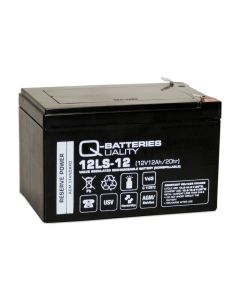 Q-Batteries 12LS-12 F1 12V 12Ah AGM batteri