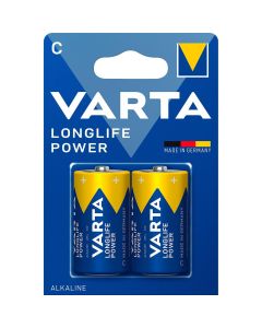 Varta LONGLIFE POWER C / LR14 BATTERIER (2 stk.)