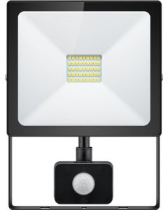 LED floodlight, 30 W, Slim Klassisk, med bevægelsessensor