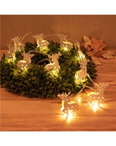 Goobay lyskæde "rensdyr" med 10 LED lys hvid