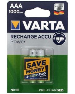 Varta Professional AAA / R03 / Micro genopladelige batterier (2 Stk.) 1000 mAh