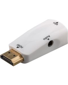 Kompakt HDMI™/VGA adapter inkl, audio