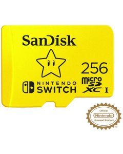 SanDisk Nintendo MicroSDXC hukommelseskort 256GB Class 10/UHS-I