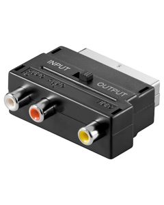 Scart / RCA adapter Scart han (21-pin)